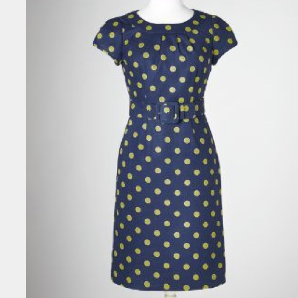 Boden retro dot dress size 6